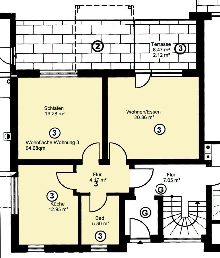 Ferienwohnung Mit Terrasse, Kostenloses Wlan, Parkplatz Бад-Эйнхаузен Экстерьер фото